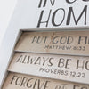 In Our Home Inspirational Shutter Window Plaque